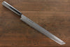 Sakai Takayuki Silver Steel No.3 Sakimaru Takohiki Ebony Wood Handle - Japanny - Best Japanese Knife