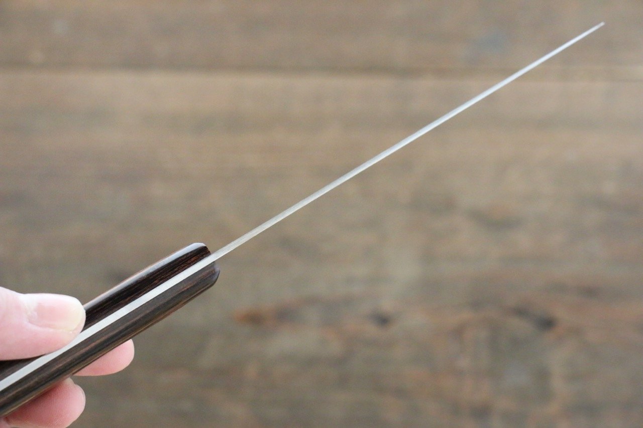 Iseya Molybdenum Petty-Utility 120mm Mahogany Handle - Japanny - Best Japanese Knife