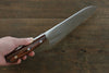 Iseya Molybdenum Santoku 180mm Mahogany Handle - Japanny - Best Japanese Knife