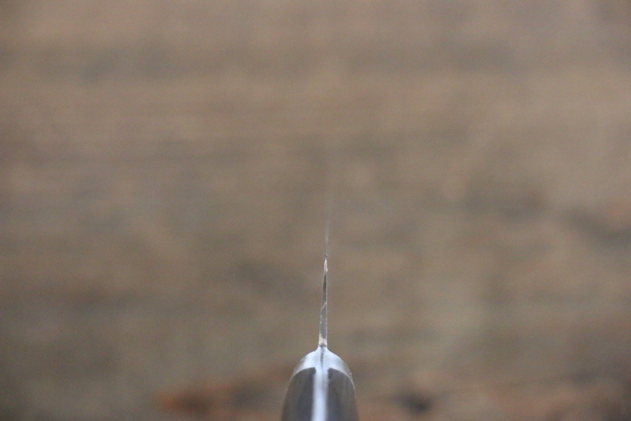 Iseya Molybdenum Petty-Utility 150mm Black Pakka wood Handle - Japanny - Best Japanese Knife