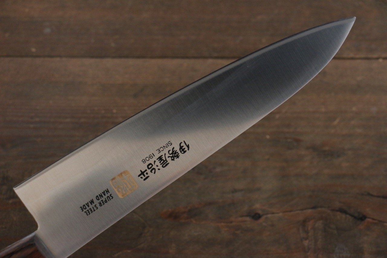 Iseya Molybdenum Gyuto 180mm Mahogany Handle - Japanny - Best Japanese Knife