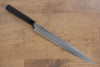 Sakai Takayuki Chef Series Silver Steel No.3 Yanagiba 300mm Ebony Wood Handle with Persimmon Sheath - Japanny - Best Japanese Knife