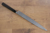 Sakai Takayuki Chef Series Silver Steel No.3 Yanagiba 300mm Ebony Wood Handle with Persimmon Sheath - Japanny - Best Japanese Knife