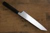 Jikko Fujisan Honyaki White Steel No.3 Kasumitogi Kiritsuke Gyuto  210mm Ebony Wood Handle - Japanny - Best Japanese Knife