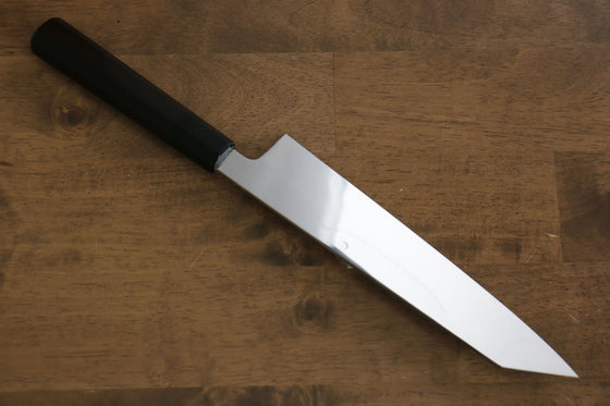 Jikko Fujisan Honyaki White Steel No.3 Kasumitogi Kiritsuke Gyuto  210mm Ebony Wood Handle - Japanny - Best Japanese Knife