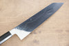 Jikko Fujisan Honyaki White Steel No.3 Kasumitogi Kiritsuke Gyuto  210mm Ebony Wood Handle - Japanny - Best Japanese Knife