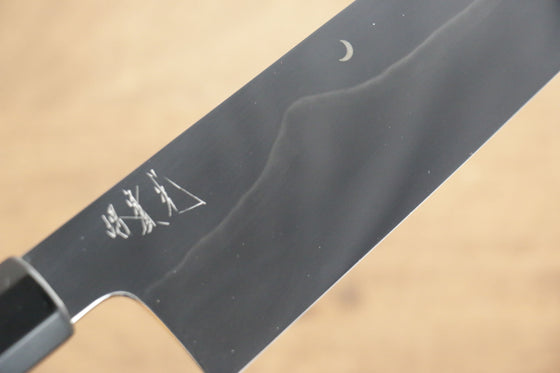 Jikko Fujisan Honyaki White Steel No.3 Kasumitogi Kiritsuke Gyuto  210mm Ebony Wood Handle - Japanny - Best Japanese Knife