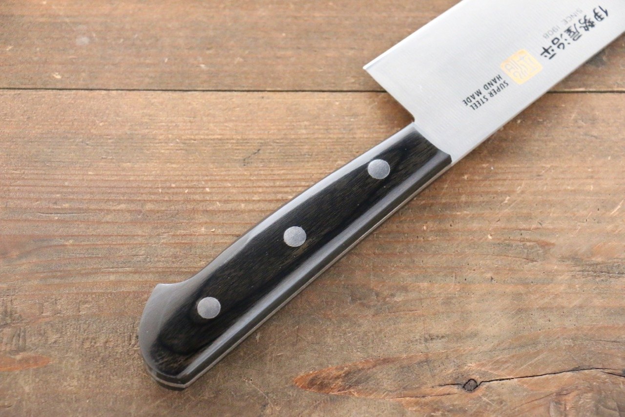 Iseya Molybdenum Gyuto 210mm Black Pakka wood Handle - Japanny - Best Japanese Knife