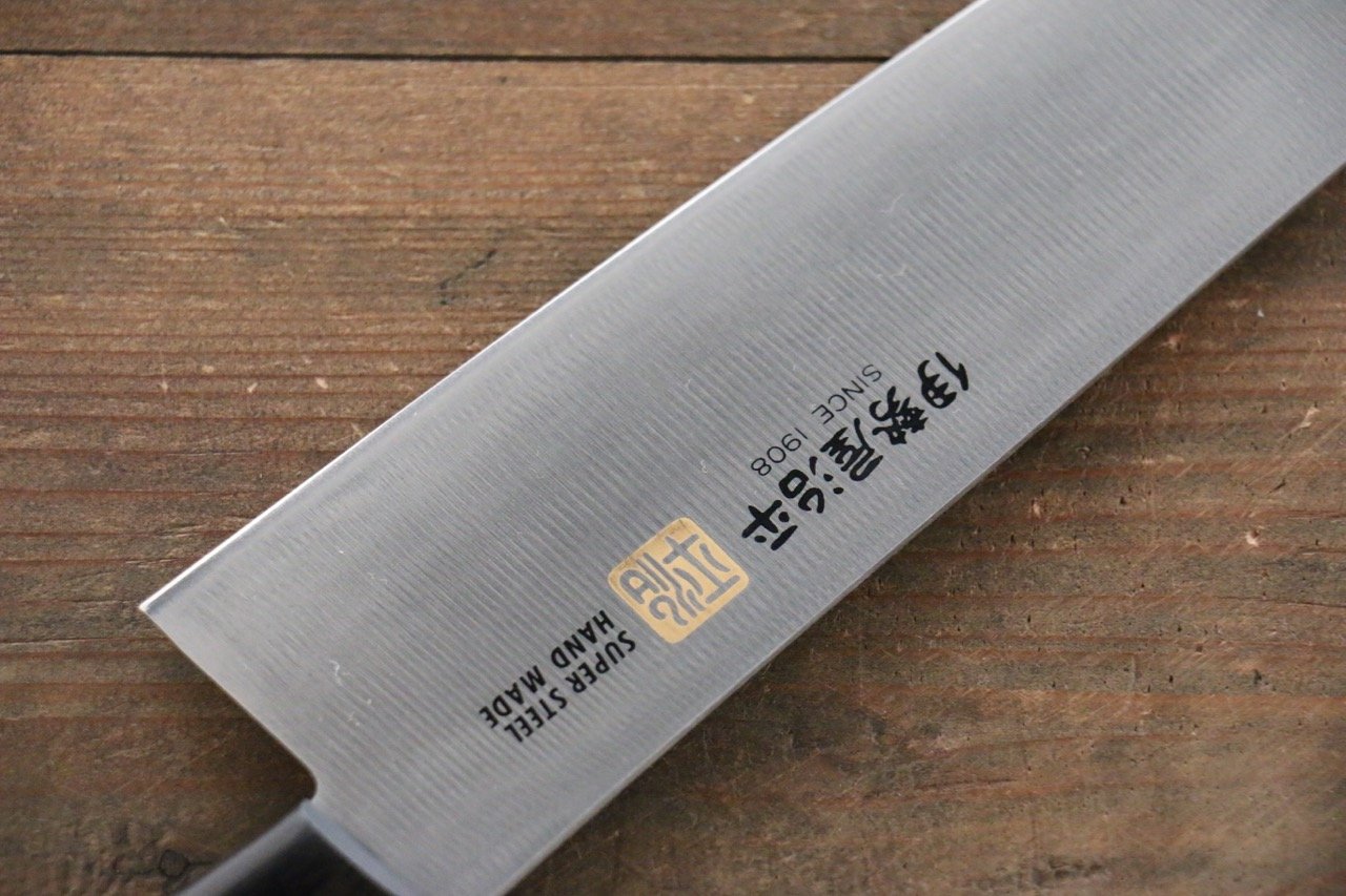 Iseya Molybdenum Gyuto 210mm Black Pakka wood Handle - Japanny - Best Japanese Knife