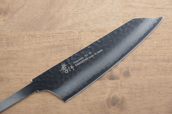 Sakai Takayuki VG10 33 Layer Damascus Kengata Santoku 160mm(Blade only) - Japanny - Best Japanese Knife