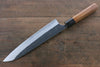 Yoshimi Kato Blue Super Kurouchi Gyuto 240mm with Lacquered Handle with Saya - Japanny - Best Japanese Knife