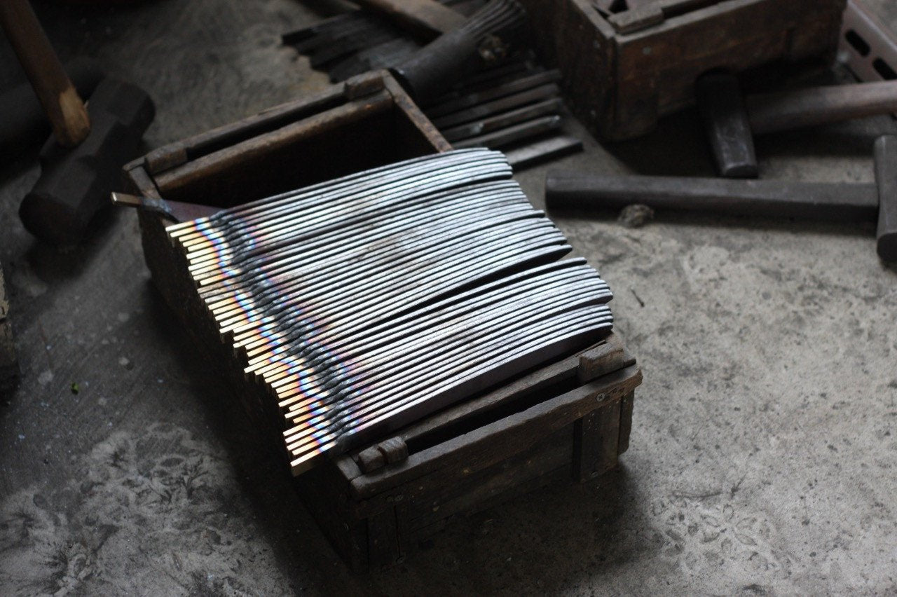 Sukenari ZDP189 Damascus Gyuto 210mm Shitan Handle - Japanny - Best Japanese Knife