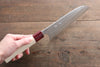 Seisuke VG10 16 Layer Hammered Damascus Santoku 165mm with Magnolia Handle - Japanny - Best Japanese Knife