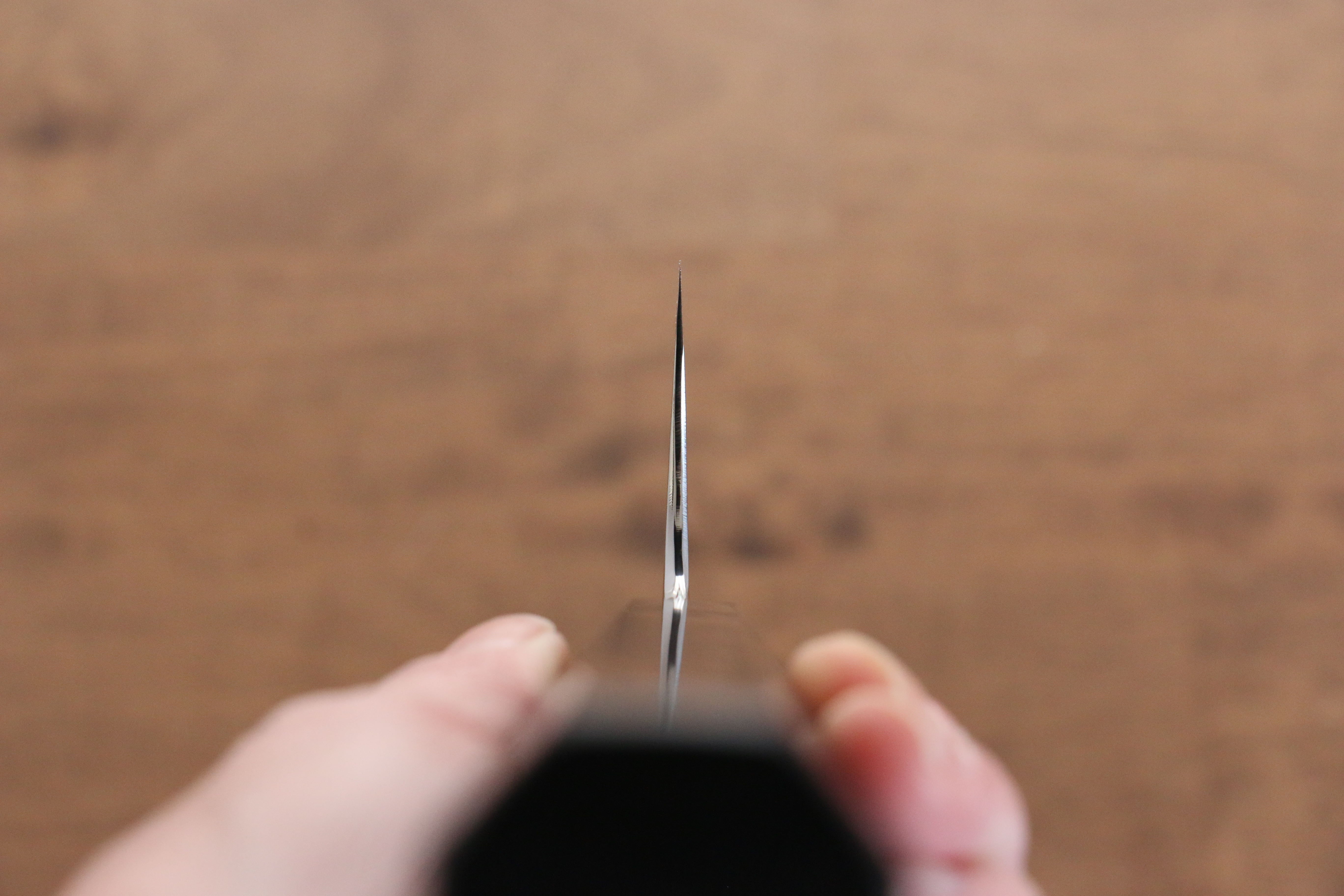 Jikko Honyaki White Steel No.3 Mirrored Finish Gyuto  240mm Ebony Wood Handle - Japanny - Best Japanese Knife