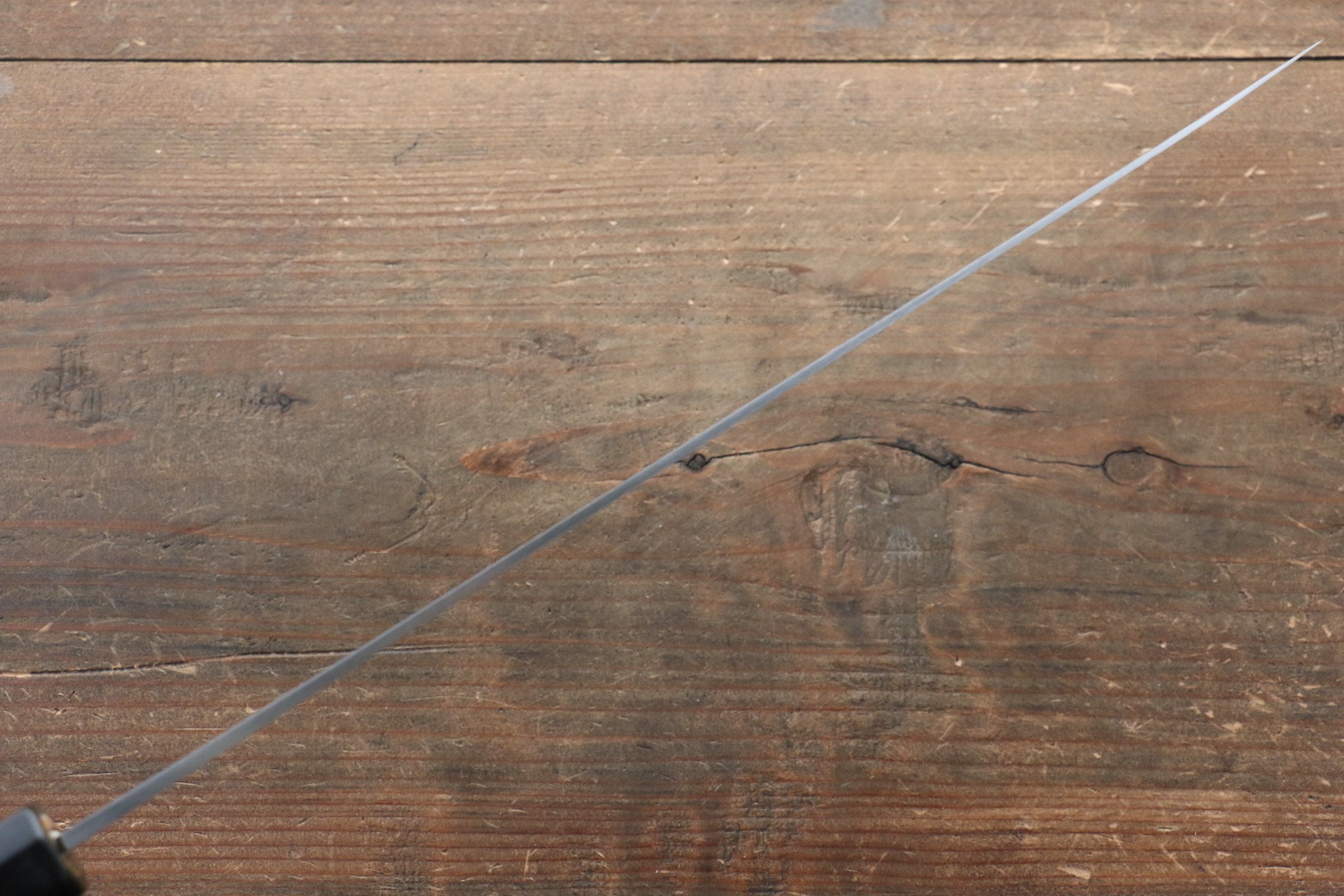 Kikumori Blue Steel No.1 Damascus Sujihiki 270mm with Magnolia Handle - Japanny - Best Japanese Knife