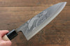 Sakai Takayuki Kasumitogi White Steel Turtle engraving Deba Magnolia Handle - Japanny - Best Japanese Knife