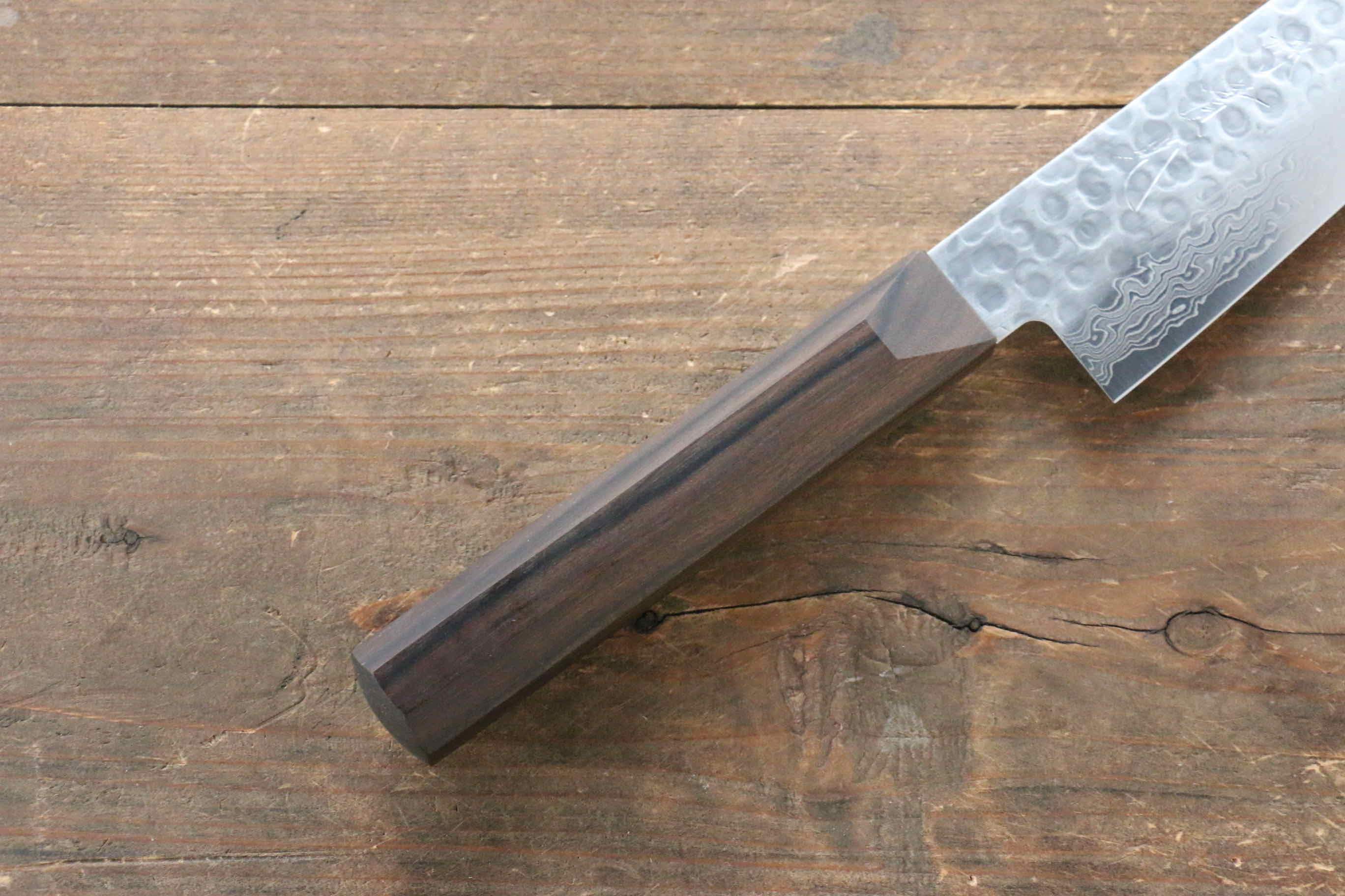 Jikko VG10 17 Layer Gyuto  170mm Ebony Wood Handle - Japanny - Best Japanese Knife