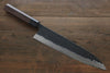 Yoshimi Kato Blue Super Clad Kurouchi Gyuto Japanese Chef Knife 240mm With Saya - Japanny - Best Japanese Knife