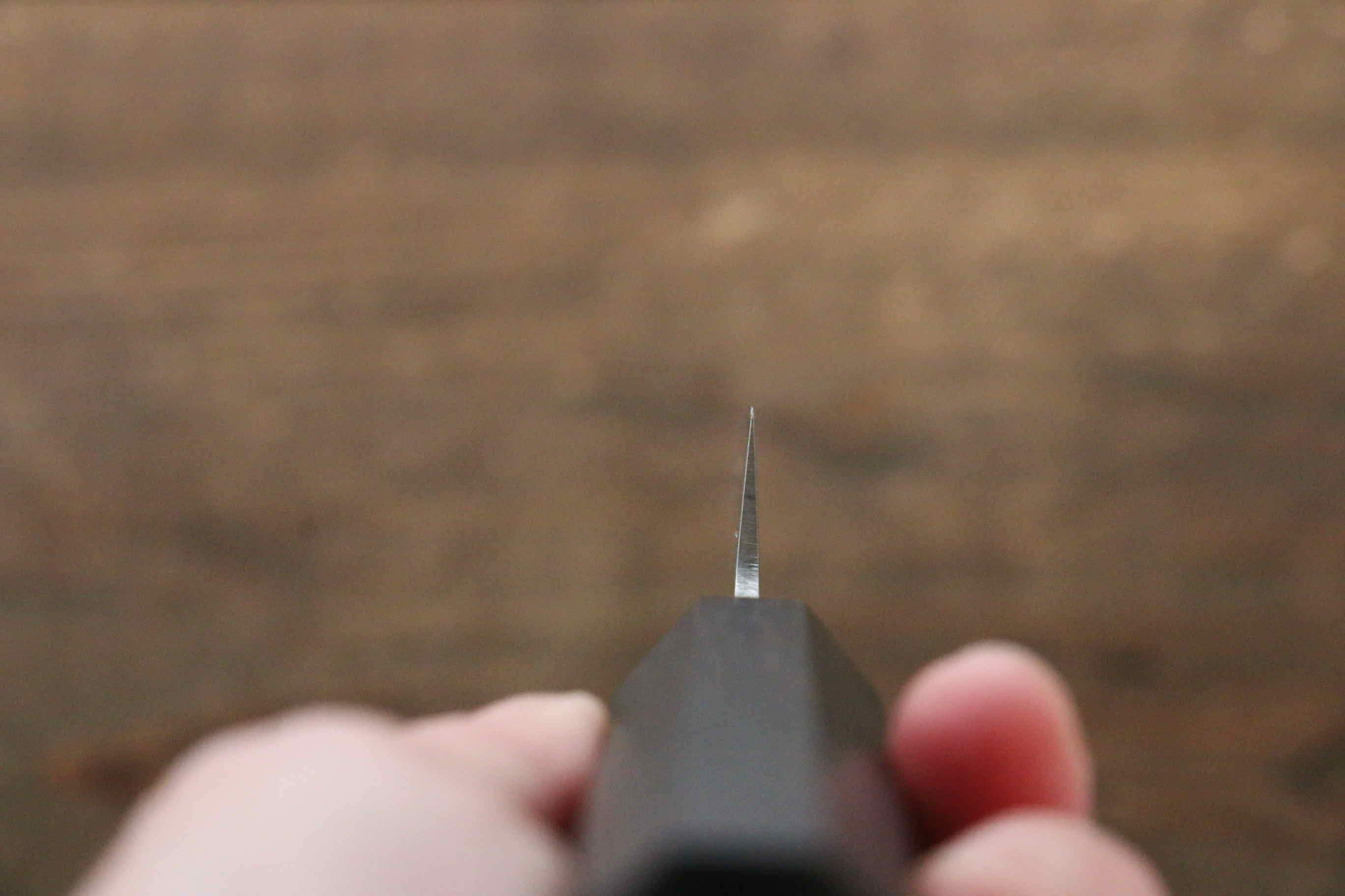 Jikko VG10 17 Layer Kiritsuke Petty-Utility  140mm Ebony Wood Handle - Japanny - Best Japanese Knife