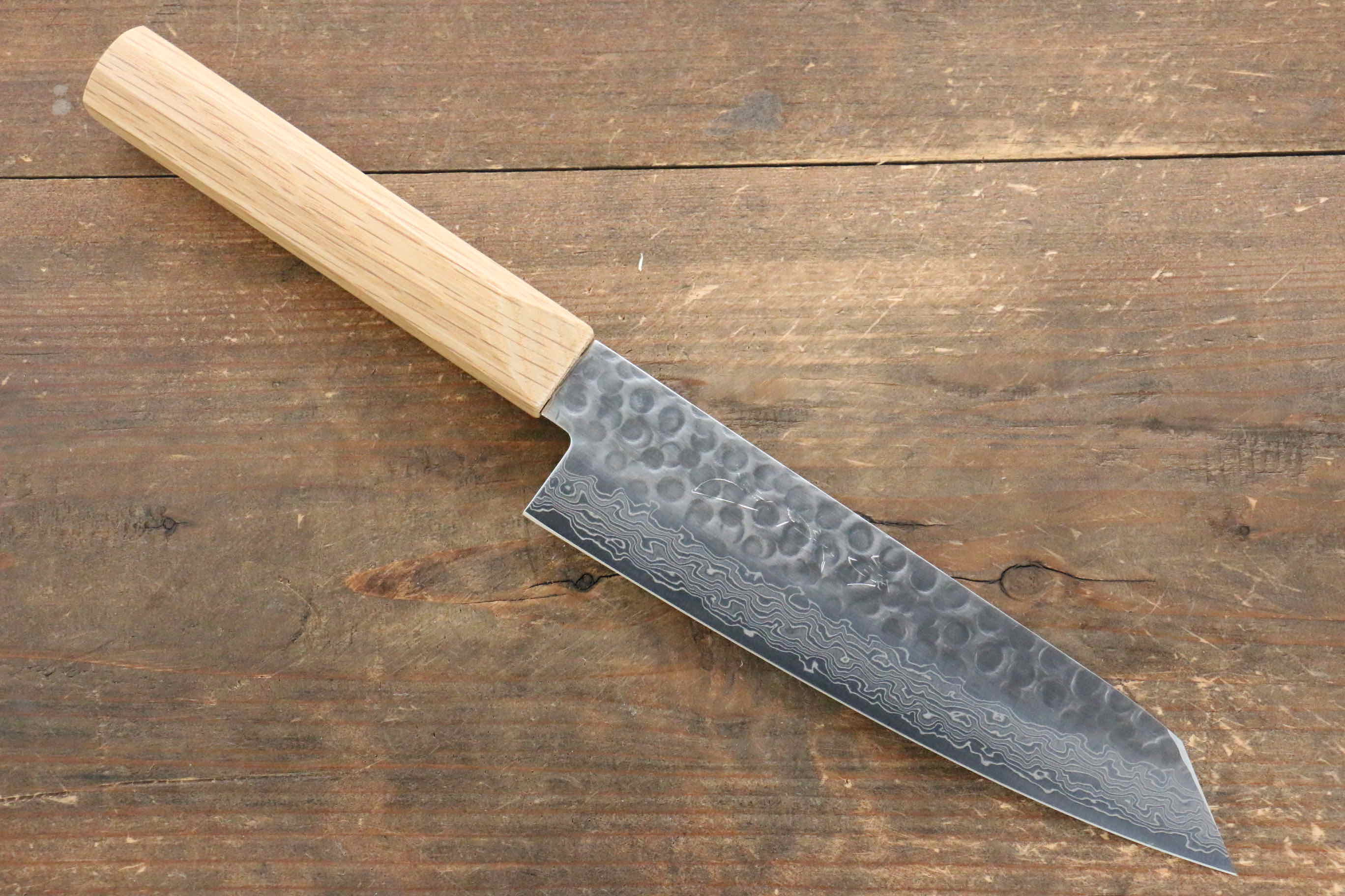 Jikko VG10 17 Layer Gyuto  170mm Oak Handle - Japanny - Best Japanese Knife