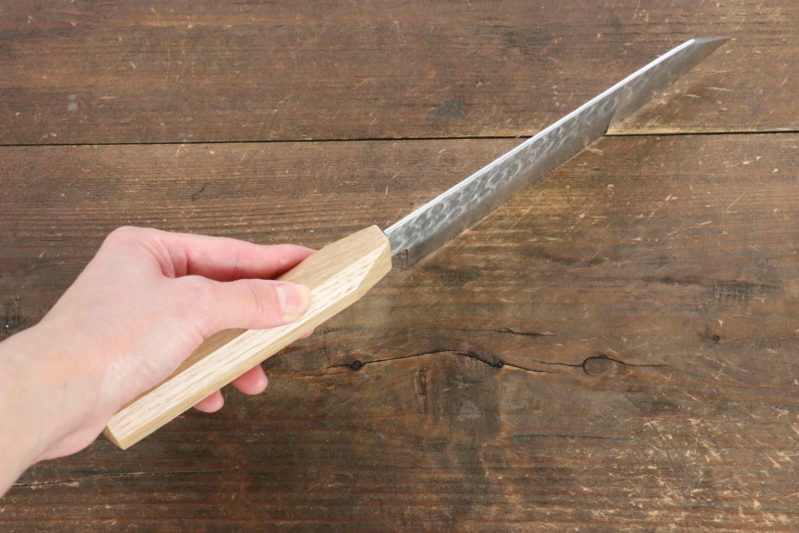 Jikko VG10 17 Layer Gyuto  170mm Oak Handle - Japanny - Best Japanese Knife