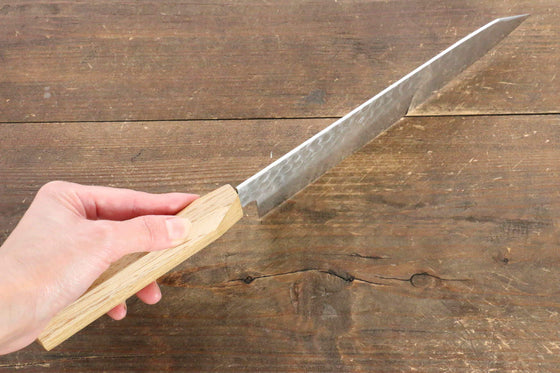 Jikko VG10 17 Layer Gyuto  200mm Oak Handle - Japanny - Best Japanese Knife