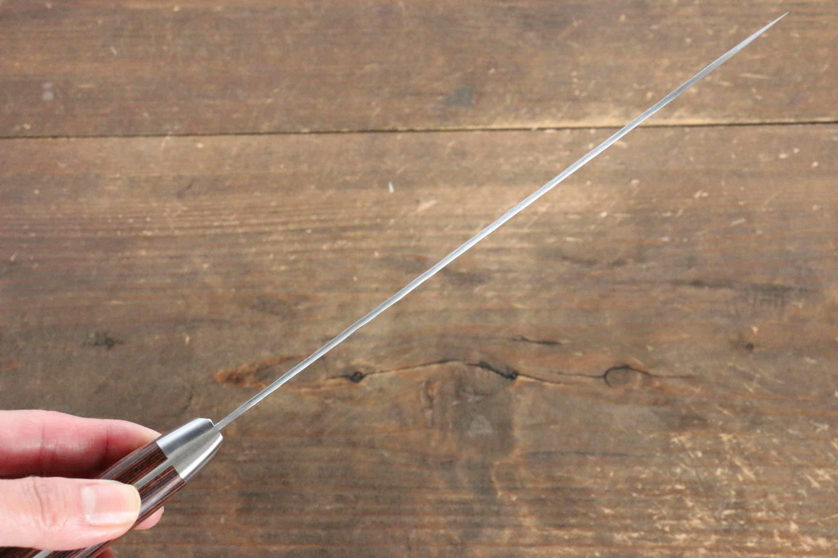 Jikko VG10 17 Layer Kiritsuke Gyuto  200mm Mahogany Handle - Japanny - Best Japanese Knife