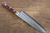 Jikko VG10 17 Layer Santoku  180mm Mahogany Handle - Japanny - Best Japanese Knife