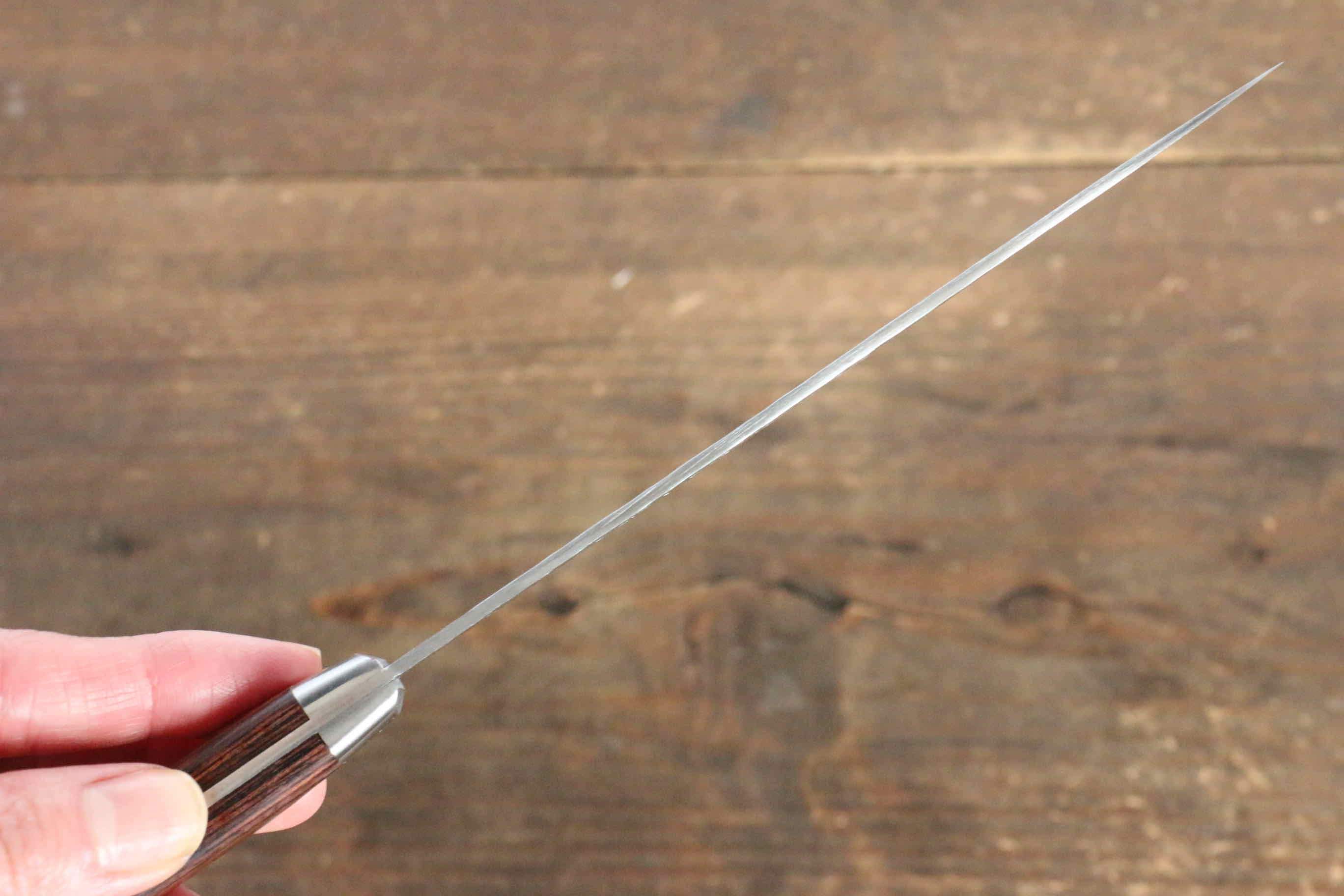 Jikko VG10 17 Layer Petty-Utility  135mm Mahogany Handle - Japanny - Best Japanese Knife