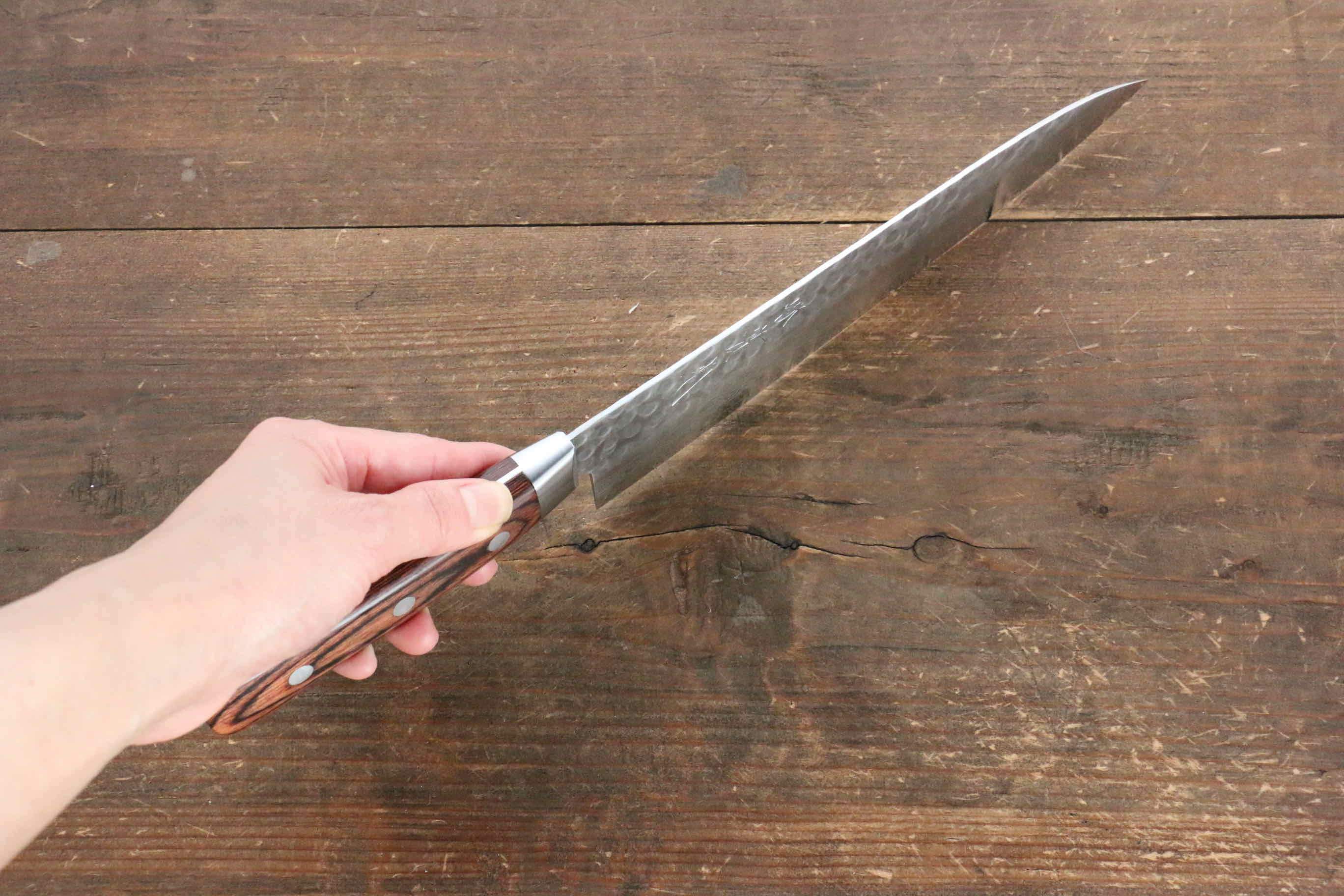 Jikko VG10 17 Layer Gyuto  210mm Mahogany Handle - Japanny - Best Japanese Knife