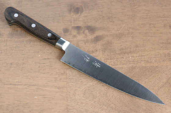 Seisuke SG2 Petty-Utility 150mm Brown Pakka wood Handle - Japanny - Best Japanese Knife