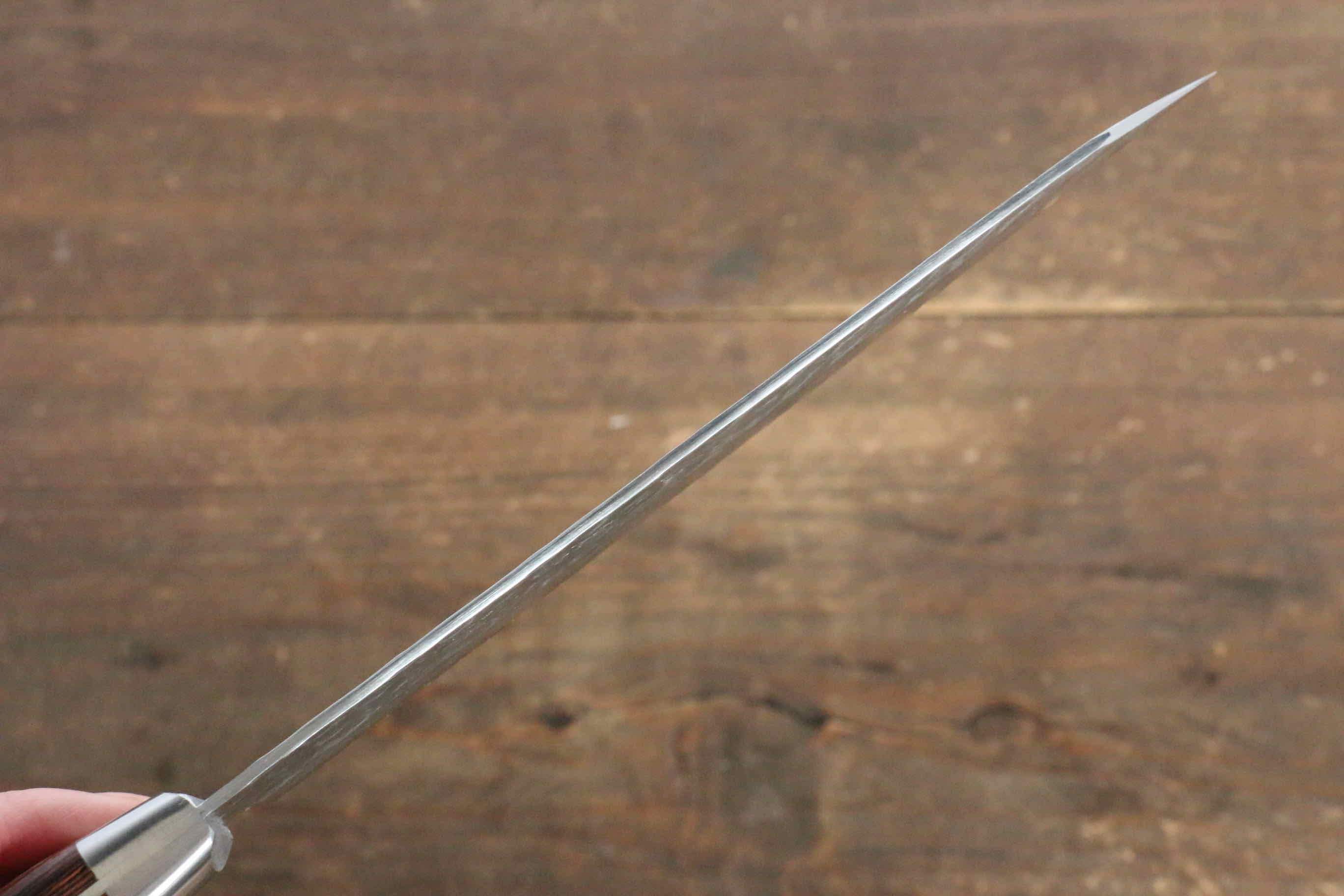 Jikko VG10 17 Layer Kiritsuke Gyuto  170mm Mahogany Handle - Japanny - Best Japanese Knife