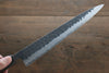 Yoshimi Kato Blue Super Clad Hammered Kurouchi Sujihiki Japanese Chef Knife 270mm - Japanny - Best Japanese Knife