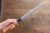 Sakai Takayuki Homura Genbu Blue Steel No.2 Sakimaru Yanagiba 300mm Yew Tree Handle with Sheath - Japanny - Best Japanese Knife