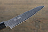 Seisuke VG10 37 Layer Damascus Petty-Utility 130mm Shitan Handle - Japanny - Best Japanese Knife