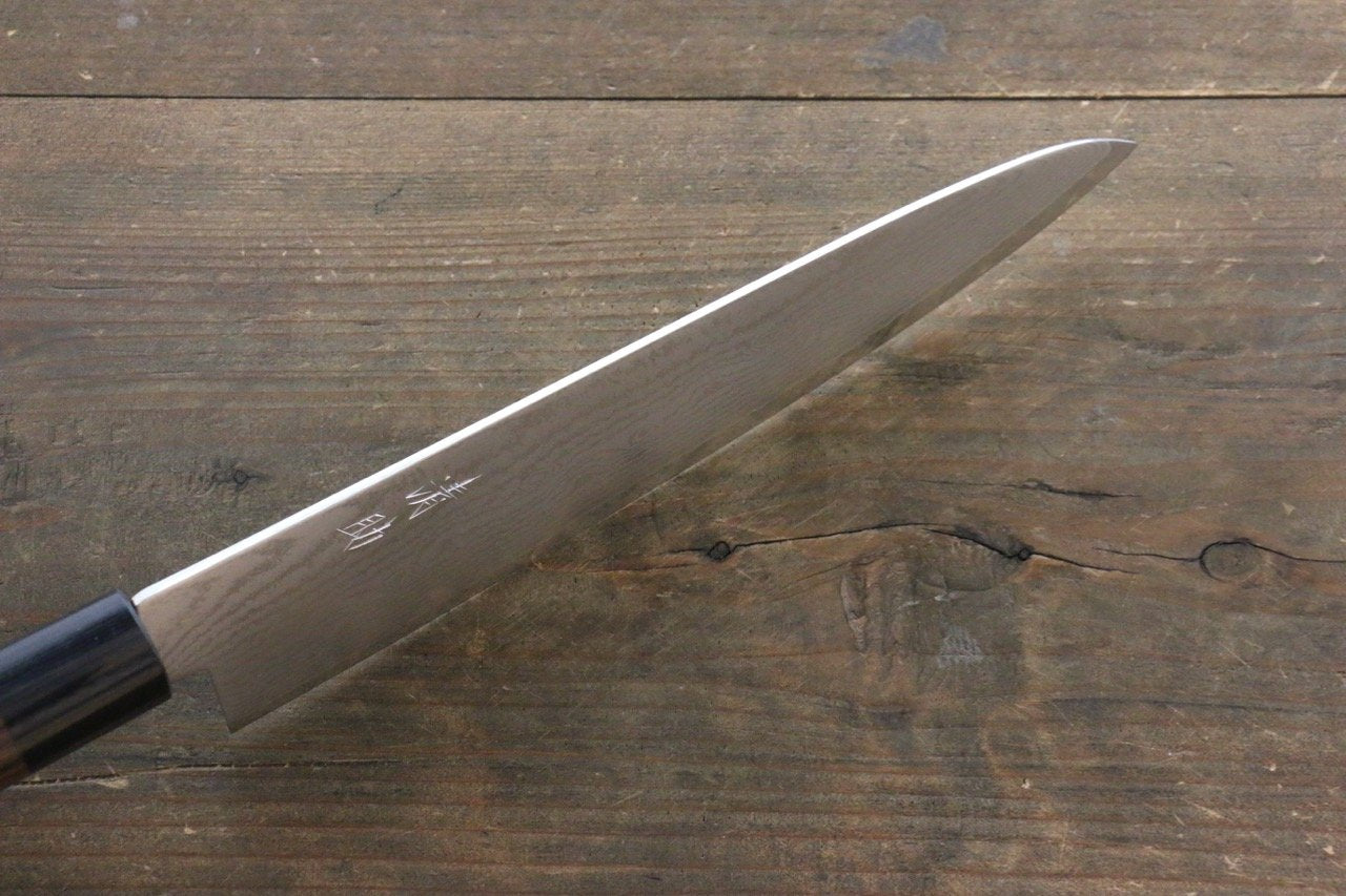 Seisuke VG10 63 Layer Damascus Gyuto 210mm Shitan Handle - Japanny - Best Japanese Knife