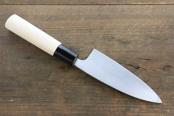 Sakai Takayuki INOX Molybdenum Ajikiri 120mm Magnolia Handle - Japanny - Best Japanese Knife