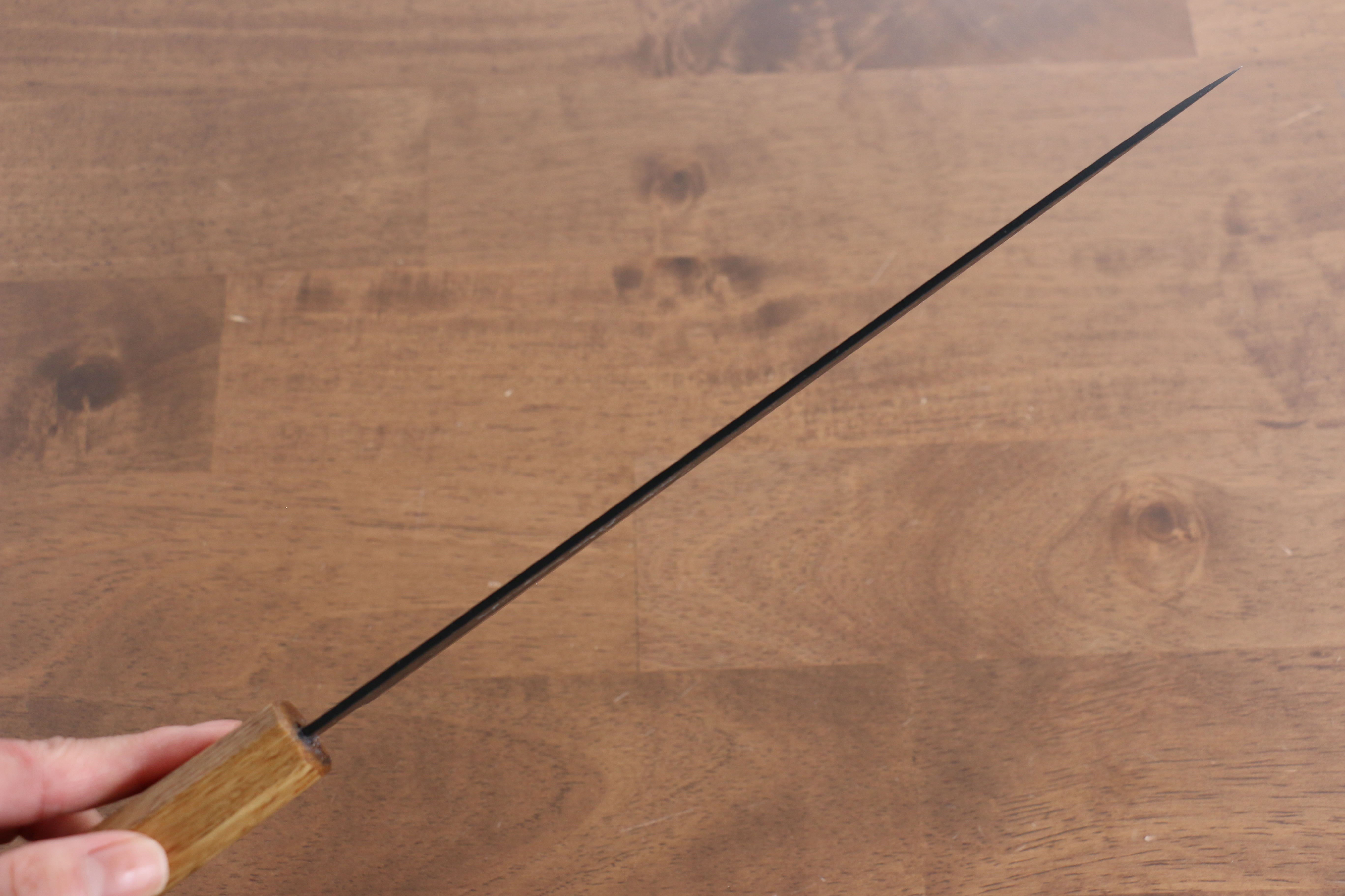 Sakai Takayuki Kurokage VG10 Hammered Teflon Coating Gyuto 240mm Burnt Oak Handle - Japanny - Best Japanese Knife