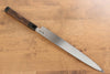 Sakai Takayuki Chef Series Silver Steel No.3 Yanagiba Wenge with Double Water Buffalo Ring Handle - Japanny - Best Japanese Knife