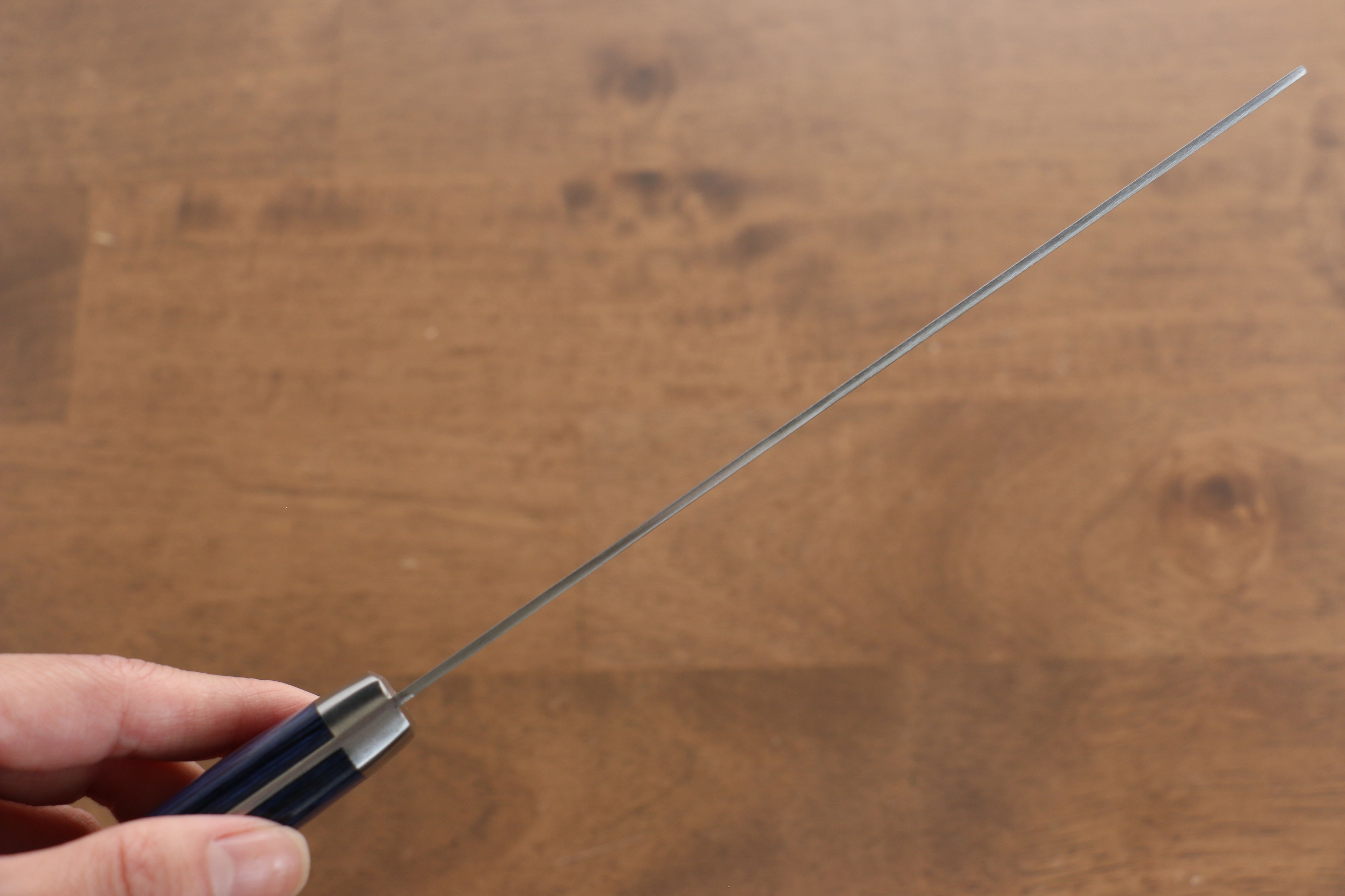 Kunihira Sairyu VG10 Damascus Usuba 165mm Blue Pakka wood Handle - Japanny - Best Japanese Knife