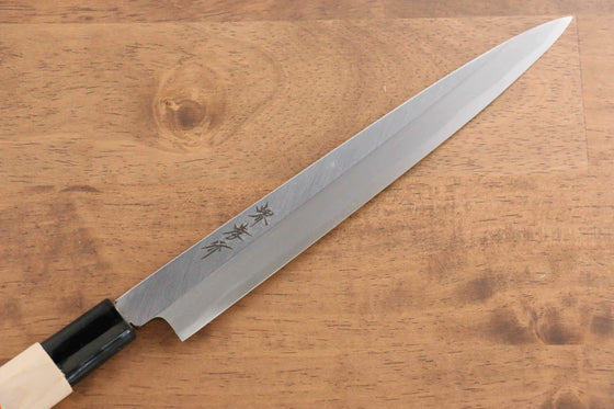 Sakai Takayuki Kasumitogi White Steel Fuguhiki Magnolia Handle - Japanny - Best Japanese Knife