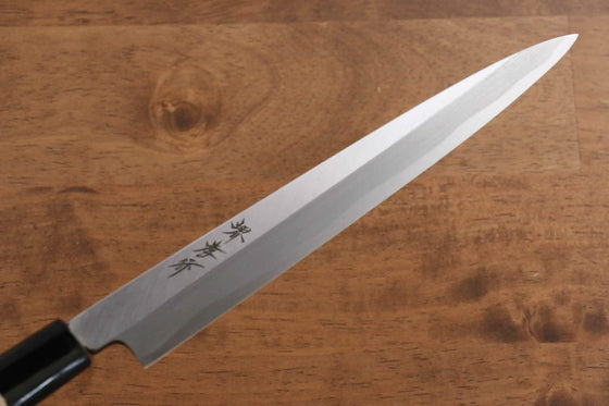 Sakai Takayuki Kasumitogi White Steel Fuguhiki Magnolia Handle - Japanny - Best Japanese Knife