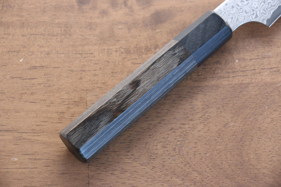 Seisuke VG10 33 Layer Damascus Kiritsuke Petty-Utility 150mm Gray Pakka wood Handle - Japanny - Best Japanese Knife