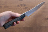 Seisuke VG10 33 Layer Damascus Kiritsuke Petty-Utility 150mm Gray Pakka wood Handle - Japanny - Best Japanese Knife