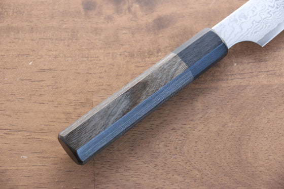 Seisuke VG10 33 Layer Damascus Kiritsuke Petty-Utility 180mm Gray Pakka wood Handle - Japanny - Best Japanese Knife