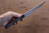 Seisuke VG10 33 Layer Damascus Kiritsuke Petty-Utility 180mm Gray Pakka wood Handle - Japanny - Best Japanese Knife