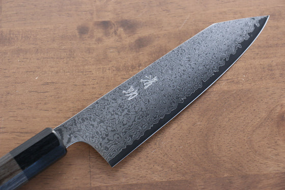 Seisuke VG10 33 Layer Damascus Kiritsuke Santoku 165mm Gray Pakka wood Handle - Japanny - Best Japanese Knife