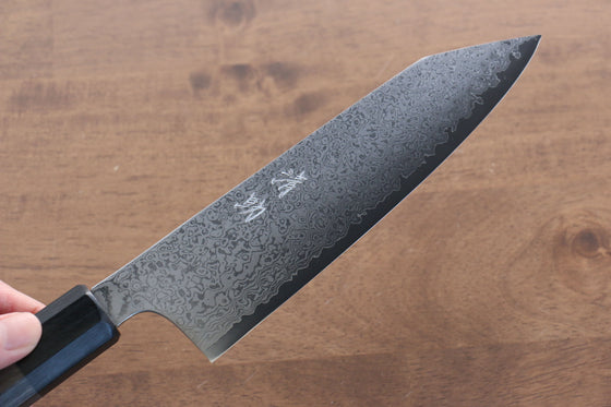 Seisuke VG10 33 Layer Damascus Kiritsuke Santoku 165mm Gray Pakka wood Handle - Japanny - Best Japanese Knife