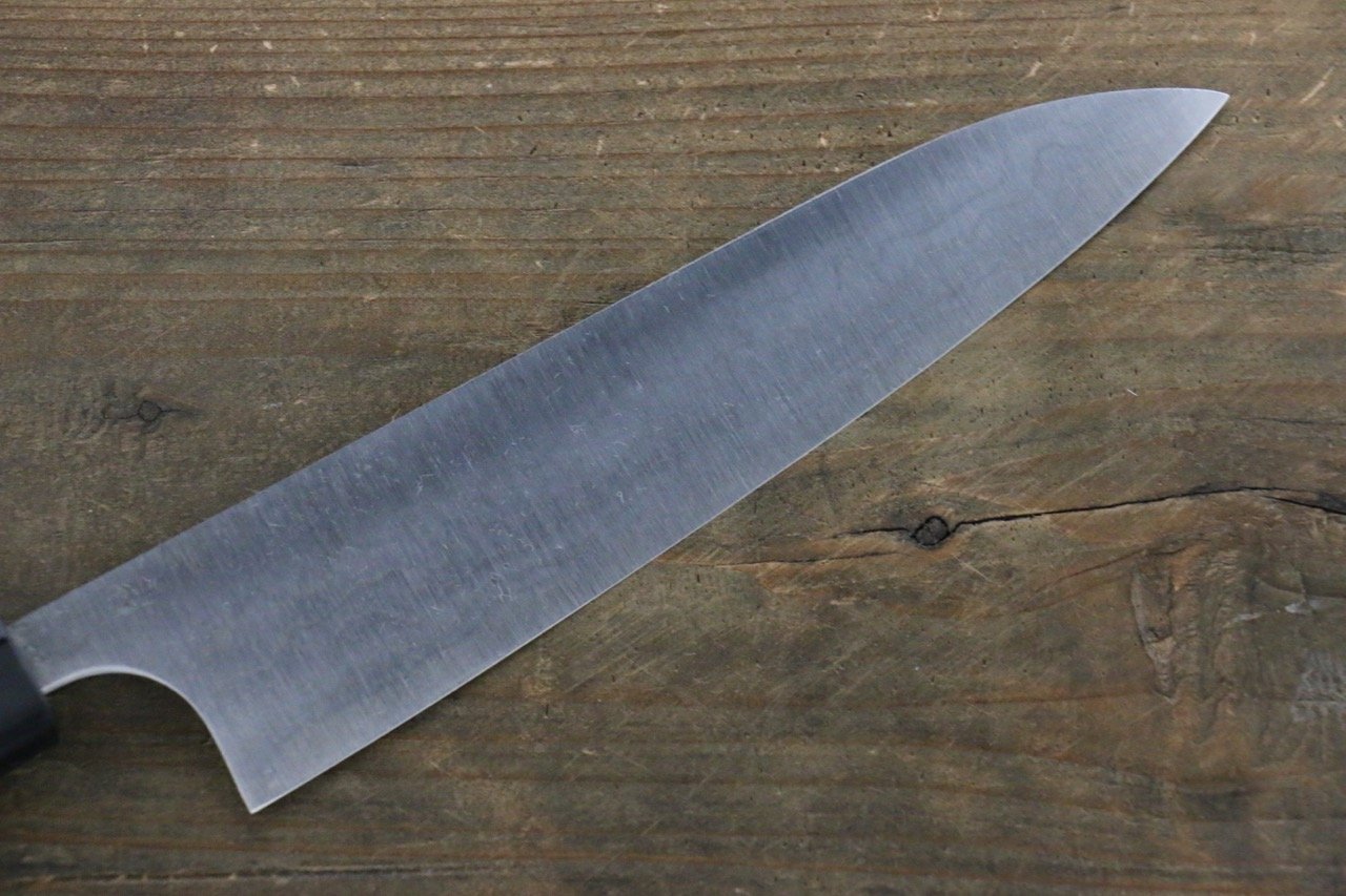 Shungo Ogata White Steel No.2 Damascus Petty-Utility 150mm Shitan Handle - Japanny - Best Japanese Knife