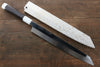 Sakai Takayuki Shinuchi Water Quenching Honyaki White Steel No.2 Mirrored Finish Kiritsuke Yanagiba 300mm with Sheath - Japanny - Best Japanese Knife